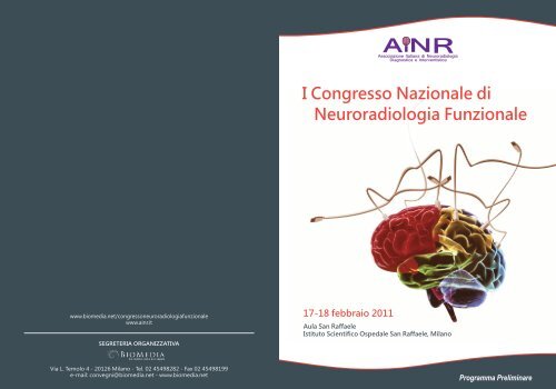 Congresso della sezione di Neuroradiologia Funzionale dell ... - ismrm