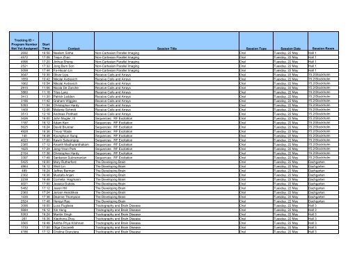 Tracking ID - ismrm