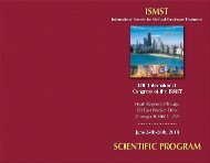 Program - ISMST - International Society for Medical Shockwave ...
