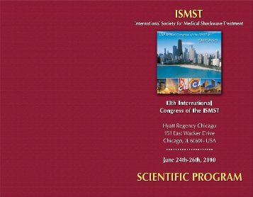 Program - ISMST - International Society for Medical Shockwave ...