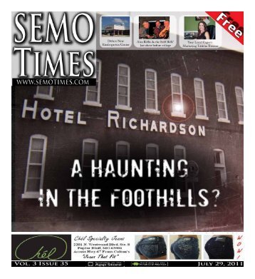JUly 29, 2011 VOl. 3 ISSUE 35 - SEMO TIMES