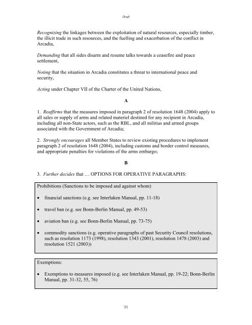 UN Sanctions Reform - The Watson Institute for International Studies