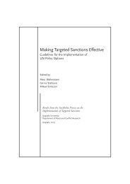 Making Targeted Sanctions Effective - Small Arms Survey