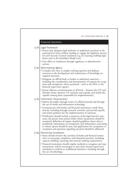 Making Targeted Sanctions Effective - Small Arms Survey