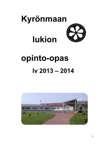 Opinto-opas (pdf) - Isokyrö