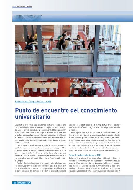 MÃ¡s informaciÃ³n - ISOM - Universidad PolitÃ©cnica de Madrid