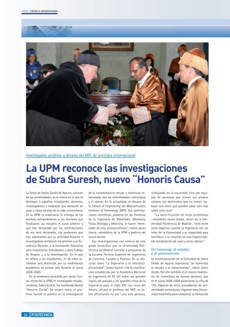 MÃ¡s informaciÃ³n - ISOM - Universidad PolitÃ©cnica de Madrid