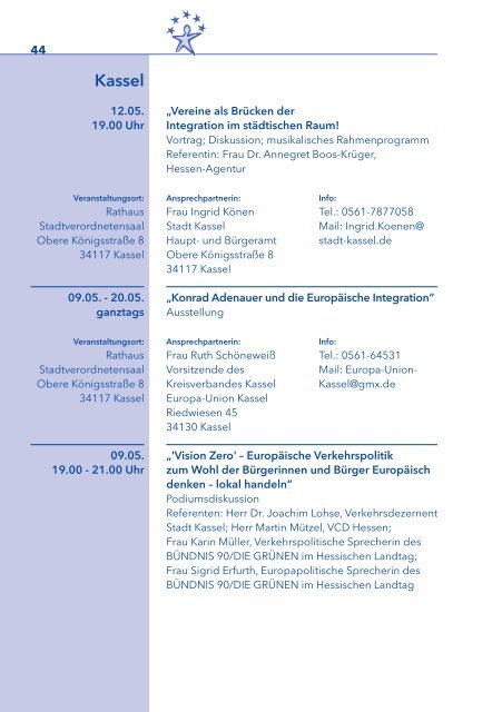 Europawoche 2011 - Max-Eyth-Schule Alsfeld