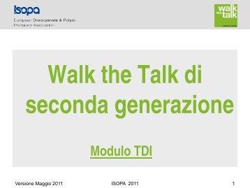 Walk the Talk - Isopa