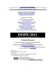 sloshing dynamics symposium - Isope