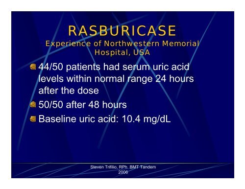 RASBURICASE: Single fixed dose or package insert dose?