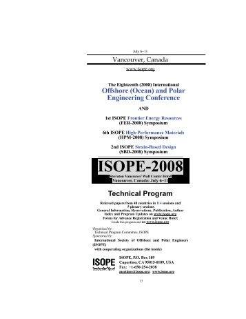 ISOPE-2008