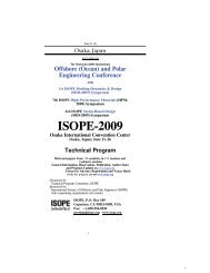 ISOPE-2009