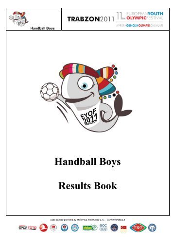 Handball Boys Results Book