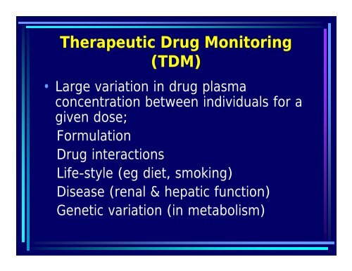 Therapeutic Drug Monitoring in Oncology: The key to individualised ...