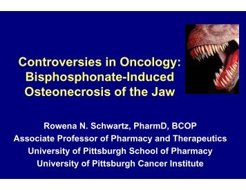 Bisphosphonate-Induced Osteonecrosis of the Jaw - International ...