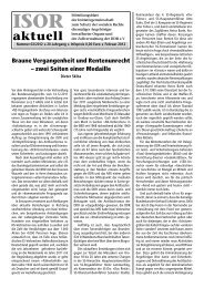 ISOR aktuell Ausgabe 02/ 2012