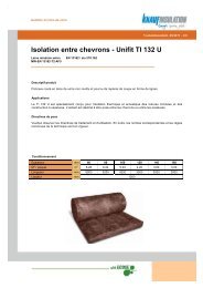 Isolation entre chevrons - Unifit TI 132 U - Isotosi