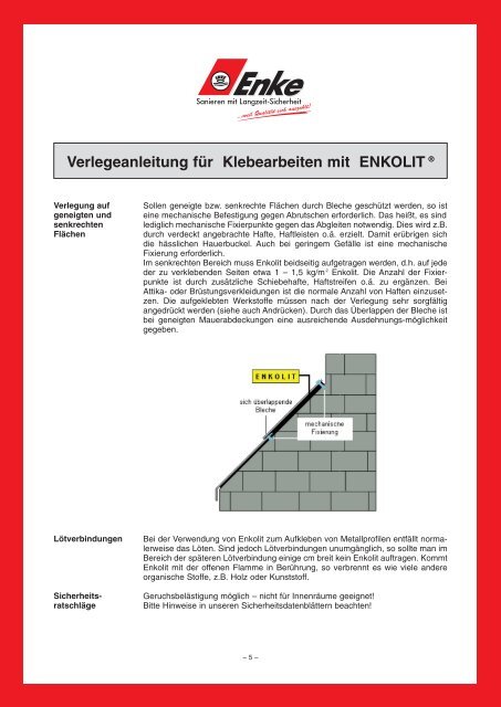 Verarbeitungsanleitung (245,82 KB) - Paul MÃ¤ndli AG