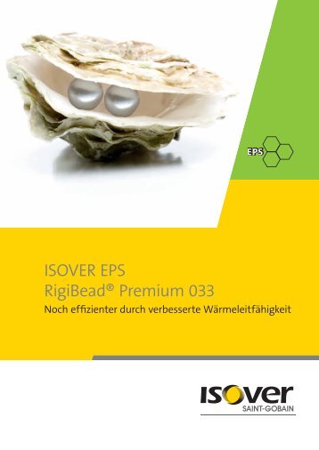 Produktflyer ISOVER EPS RigiBead Premium