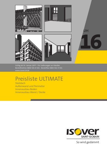 Preisliste ULTIMATE - Isover