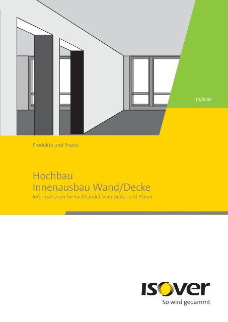 Katalog Innenausbau Wand/Decke - Isover