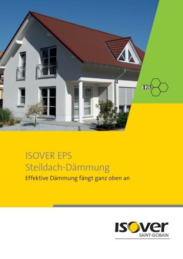 Broschuere ISOVER EPS Steildachdaemmung