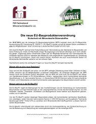 Die neue EU-Bauproduktenverordnung - Isover