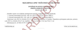 skelbiMai apie VieÅ uosius aukcionus - isPARDUODA.LT