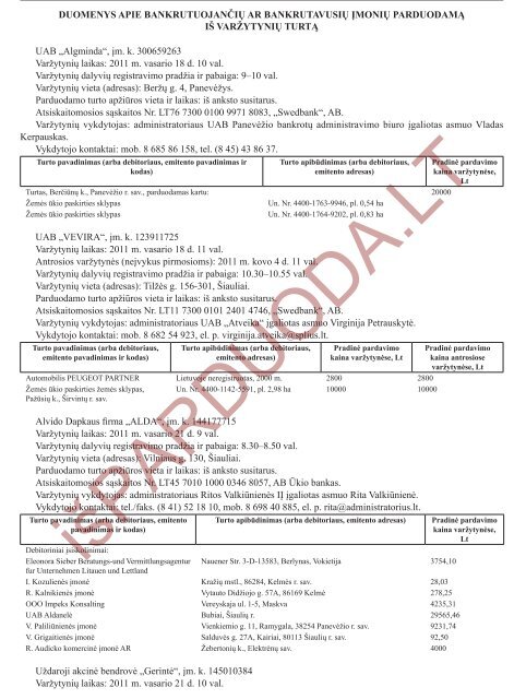 18 INFORMACINIAI PRANEÅ IMAI Nr. 7(1 ... - isPARDUODA.LT