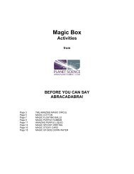 Magic Box Activities - Campaign for Learning