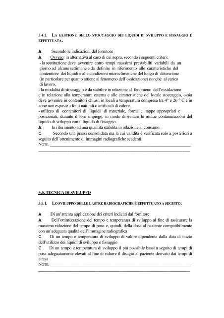 Manuale di qualità ANDI ISPESL