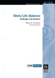 Work/Life Balance - Society for Human Resource Management