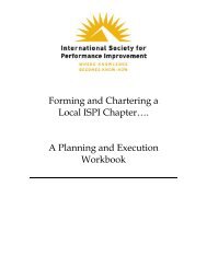 Forming and Chartering a - ISPI