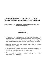 PIRPAG Exercises Transfemoral - Coasting Together