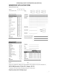 MEMBERSHIP APPLICATION FORM - Ispo.org.uk