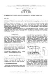 THE OPTICAL TUBE MEASUREMENT SYSTEM OLM ... - ISPRS