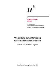 Wegleitung zur Anfertigung wissenschaftlicher Arbeiten - Institut für ...