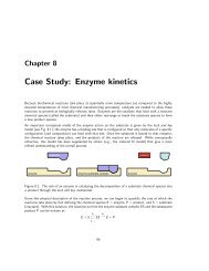 Case Study: Enzyme kinetics