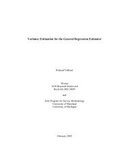 Variance Estimation for the General Regression Estimator