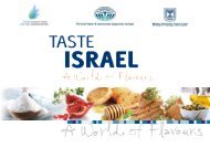 We Invite You On A Culinary Journey - Israel Trade Commission