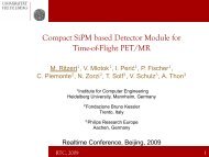 Compact SiPM based Detector Module for Time-of-Flight PET/MR