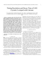 Timing Resolution and Decay Time of LSO Crystals