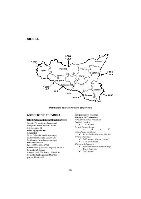 Siciliano - Istituto Superiore di SanitÃ 