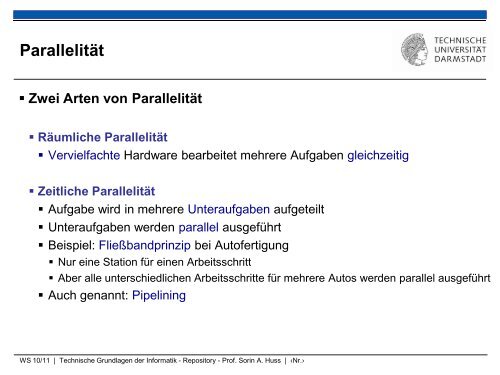 ParallelitÃ¤t und Pipelines