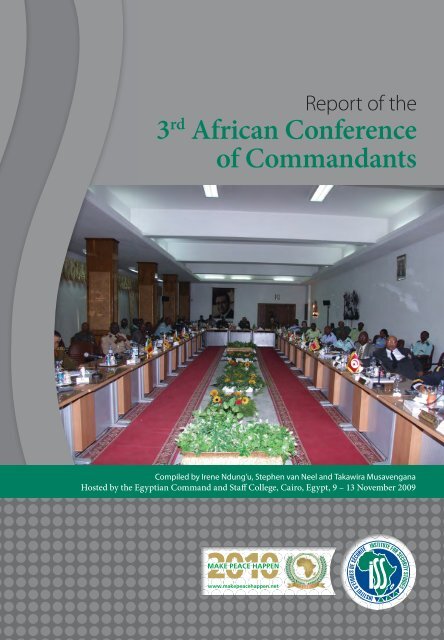 3rd African Conference of Commandants - Institute for Security Studies