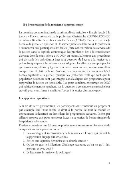 RAPPORT ATELIER ASHI-ISS 2010