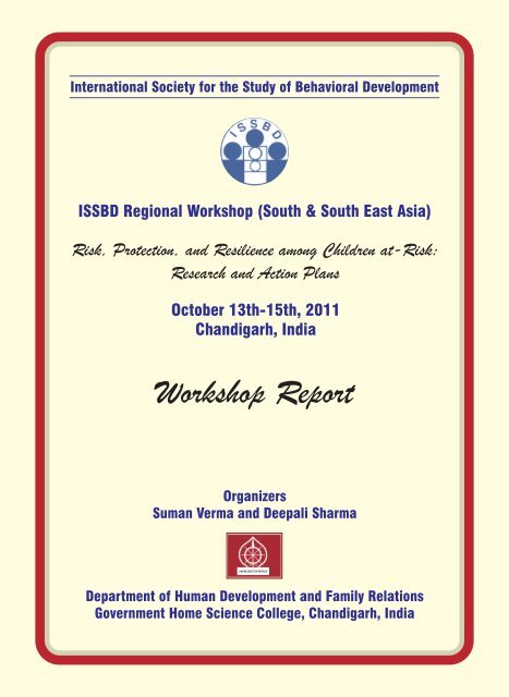 details of the ISSBD India workshop report in Chandigarh, October ...