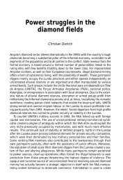 Power struggles in the diamond fields - Institute for Security Studies