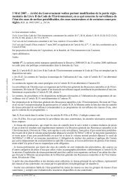ArrÃªtÃ© du Gouvernement wallon du 03 mai 2007